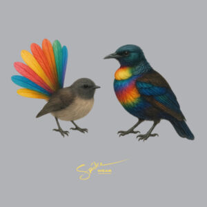 Tui and Fantail Pride Design