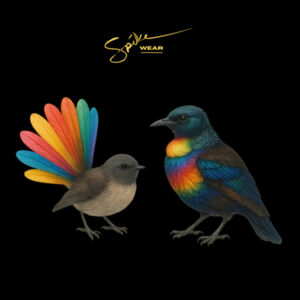 Rainbow Fantail and Tui Design